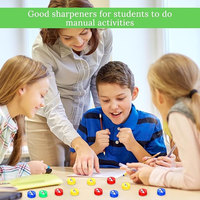 Kifmurase 800Pcs Mini Bulk Handheld Pencil Sharpeners, Portable Manual Pencil - Image 6