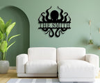 Custom octopus metal signs，personalise octopus wall art，octopus decor，funny - Image 3