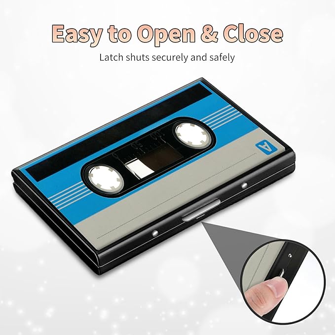 BWEGRHE Slim Credit Card Holder, Aluminum Minimalist Hard Case Pocket-Sized - Image 6