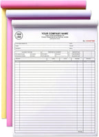 Custom Invoice Book with Logo 50 Set Personalized Receipt Books Customized by Unknown