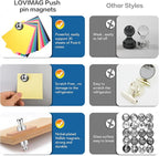 LOVIMAG Fridge Magnets 25Pcs Refrigerator Whiteboard Small Strong Magnet - Image 5