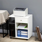 Zateety Mobile Printer Stand, Rolling File Cabinet Cart - Image 2