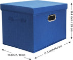 TYEERS Large Storage Bins with Lids, Collapsible, Fabric Storage Boxes - Image 2