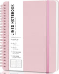 Lined Spiral Journal Notebook, B5 Spiral Notebook, 7.8''×10'' Journaling by ABERLLS