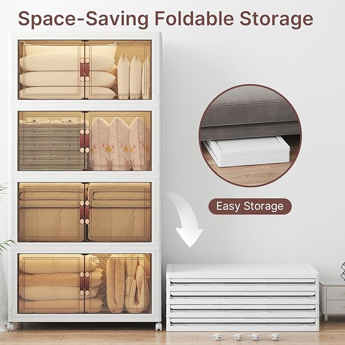 UAMFURI Extra Large Stackable Storage Bins - Image 3