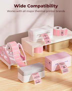 MUNBYN 2.25"x1.25" Thermal Sticker Labels, 1000 Sheets/Roll - Image 3