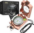 Anbte Compass Hiking Survival, IP65 Waterproof Metal Compass by Anbte