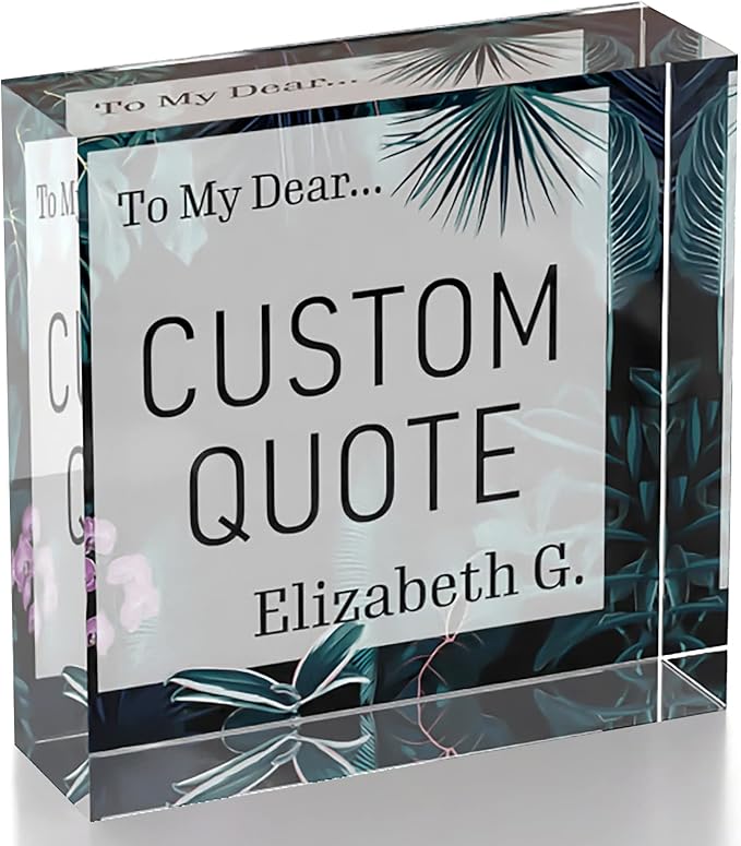 Custom Acrylic Sign Personalized, Custom Desk Name Plate, 18 Styles, - Image 9