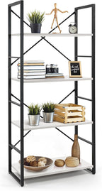 CAPHAUS 4 Tier Bookshelf, 24 Inch Width Free Standing Shelf, Bookcase Shelf by CAPHAUS