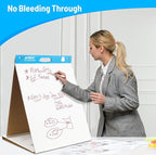 4-Pack Tabletop Sticky Easel Pad and Dry Erase Board 2 in 1, 20 x 23 inches - Image 4