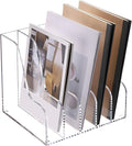 SANRUI Acrylic File Organizer, Compact Desk Organizer by SANRUI