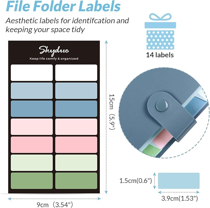 SKYDUE Expanding File Organizer - Image 4