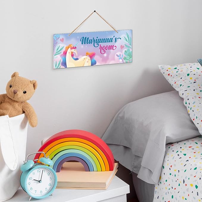 Custom Girl/Boy Name Sign, Personalized Children Room Decor Sign - Image 4