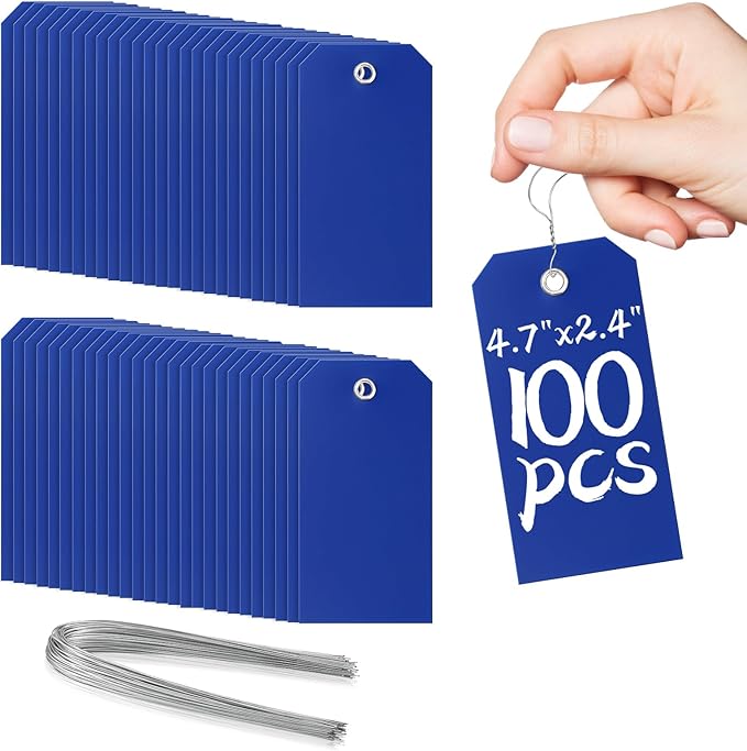 100 Pieces Plastic Shipping Tags by XUWAIDSGN