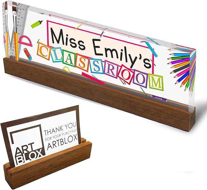 Artblox Office Personalized Name Plate by Artblox