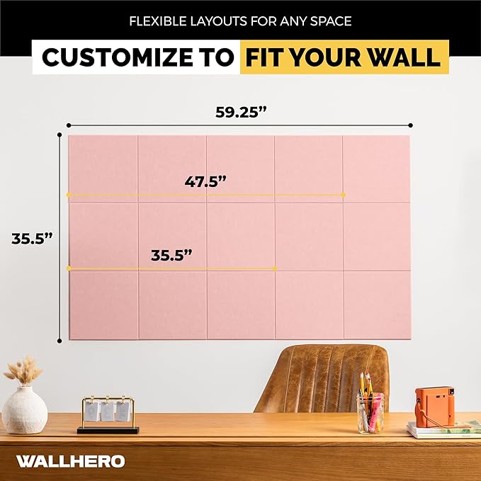 Vision Board - Cork Board for Walls, Felt Bulletin Board, Large Corkboard - Image 4
