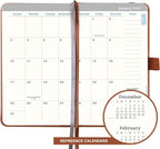 2027 Pocket Calendar - 2027 Pocket Planner, 6.4'' x 3.8", Weekly | Jan. 2027 to Dec. 2027, 2027 Pocket Planner for Purse, Elastic Strap& Hardcover