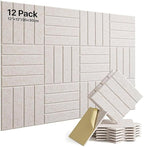 Lunarthos Felt Wall Tiles, 12 Pack 12"x12"x0.4" Cork Borad Tiles by Lunarthos