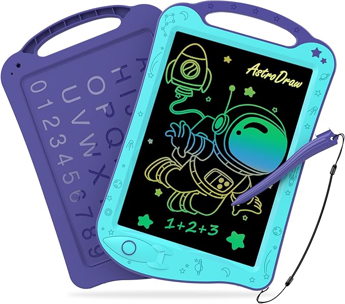 HOMESTEC Astrodraw Drawing Pad, Colorful LCD Writing Tablet by HOMESTEC
