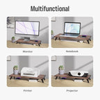 loukin Monitor Stand Riser for Desk, 22.4" x 8.3" Larger Computer Stand for - Image 6