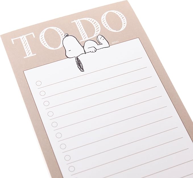 Graphique Snoopy Magnetic Notepad, 100 Tear-Away Sheets - Image 2