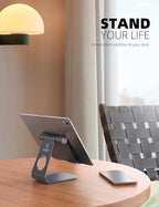 Lamicall Tablet Stand Adjustable, Tablet Stand : Desktop Stand Holder Dock - Image 2