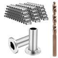BLIKA 150 Pack Stainless Steel Protector Sleeves by BLIKA