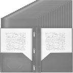 Lincia 100 Pcs Plastic Folders by Lincia