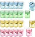 Small Pencil Sharpener for Kids, BOPART 24pcs Colored Pencil Sharpeners Manual by BOPART-ENJOYYOURLIFEALWAYSBYYOURSIDE