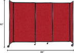 Versare Straightwall Sliding Portable Wall Partition | Freestanding Office - Image 7