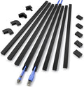 Cord Hider Wall for One Cord 136in, ZhiYo Cord Covers for Wires on Wall by ZhiYo