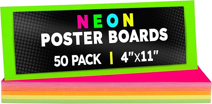Hygloss Small Poster Board 4x11 - Image 7