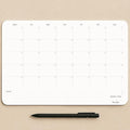 Undated Monthly Planner Notepad, Desk Calendar by CLEVERSIGNS