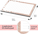 SXboxing Sticky Notes 4X6 Inches, 2 Pack Large Cute Self-Stick Pads, Bright - Image 4