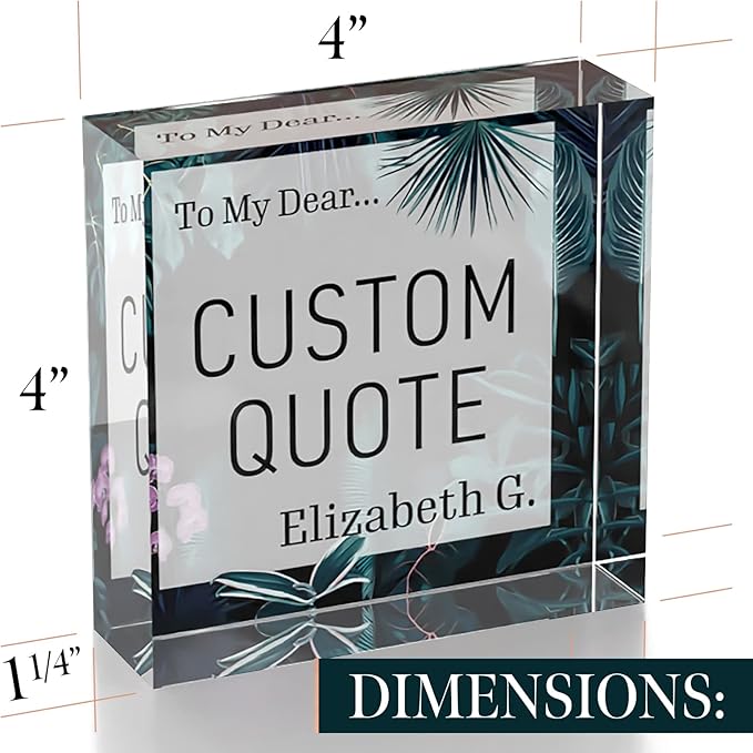 Custom Acrylic Sign Personalized, Custom Desk Name Plate, 18 Styles, - Image 8