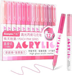 kander Acrylic Gel Pens, 12 Colors Highlighter Acrylic Gel Ink Pens by Yourcreativeassistant