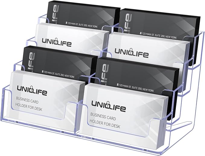 Uniclife Acrylic Business Card Holder by UnicLife