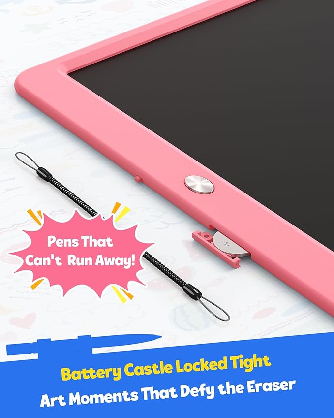 TEKFUN LCD Writing Tablet for Kids Girls Toys, 12 Inch Erasable Drawing Tablet - Image 5