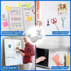 LOVIMAG Fridge Magnets 20Pcs Refrigerator Whiteboard Small Strong Magnet - Image 2