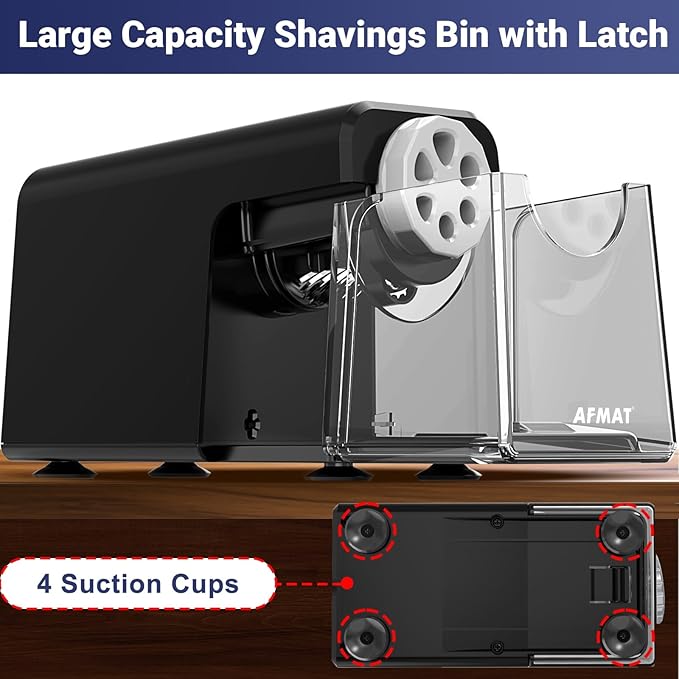 AFMAT 6-Hole Electric Pencil Sharpener - Image 7