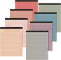 Fuutreo 8 Pcs 8.5'' x 11'' Colored Legal Pad Writing Pads Narrow Ruled 50 by Fuutreo