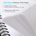 MEEDEN Mixed Media Paper Pad: 9" x 12" 112lb/165gsm Spiral Bound Mixed Media - Image 4