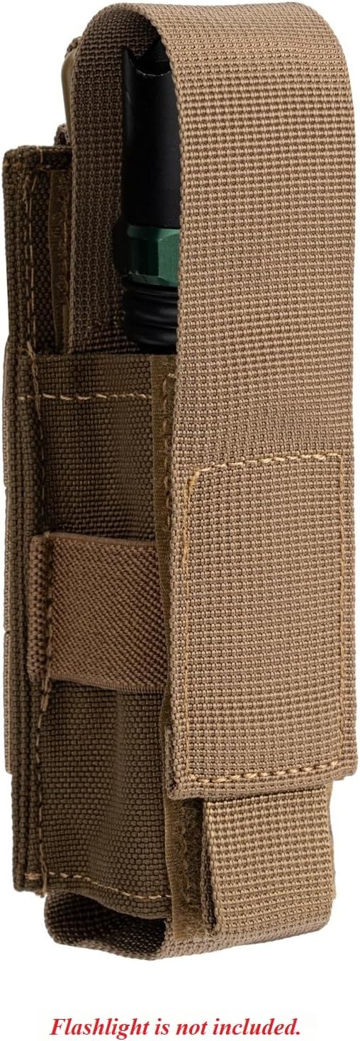 Tactical Flashlight Holster MOLLE Torch Holder MK4 OC/Mace Pepper Spray - Image 3
