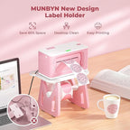 MUNBYN Label Holder for Rolls and Fanfold Labels, Thermal Sticker Holder for - Image 2