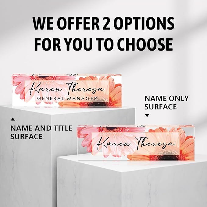 Custom Office Name Plate, Personalized Gifts - Image 6