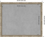 Amanti Art Silver Framed Magnetic Board 18x22 Small Vision Board - Image 2