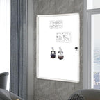 BIBOC 36x24 Inches Lockable Bulletin Boards White Board Frame Enclosed Display - Image 4