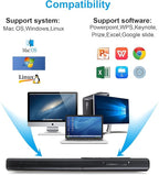 Wireless Presenter Remote with Case, Presentation Clicker with Hyperlink & - Image 4