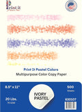 Printit Colors Multipurpose Paper, 20 lbs., 8.5" x 11", 500 Sheets/Ream – by Unknown