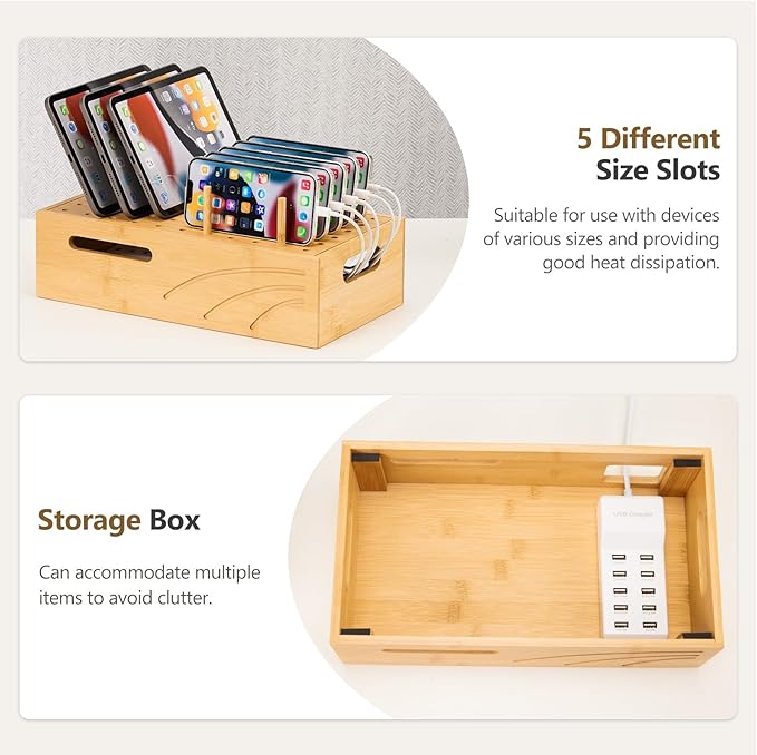 Cozivolife Bamboo Charging Station - Image 4